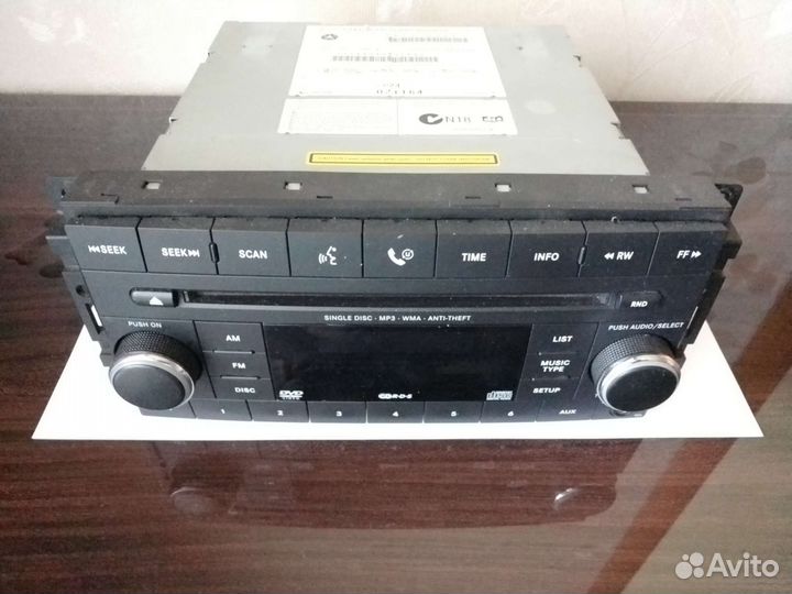 Магнитола Chrysler Dodge Jeep