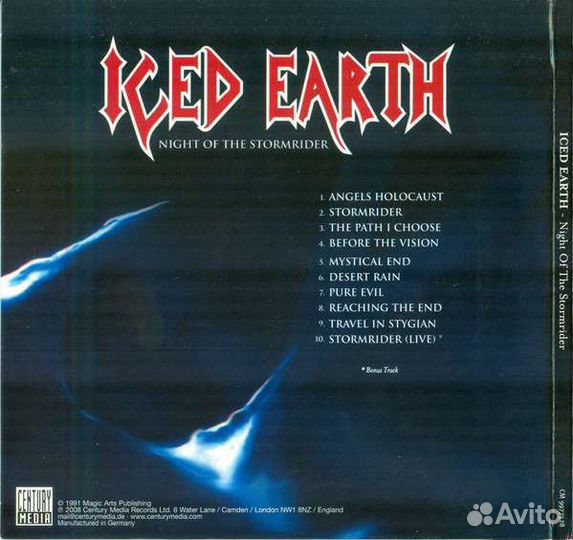 Iced Earth–Night Of The Stormrider