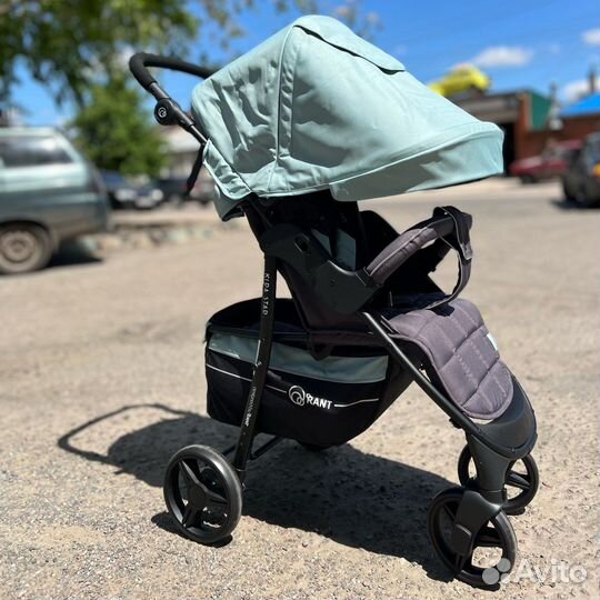 Коляска прогулочная Rant Kira Star цвет шалфей