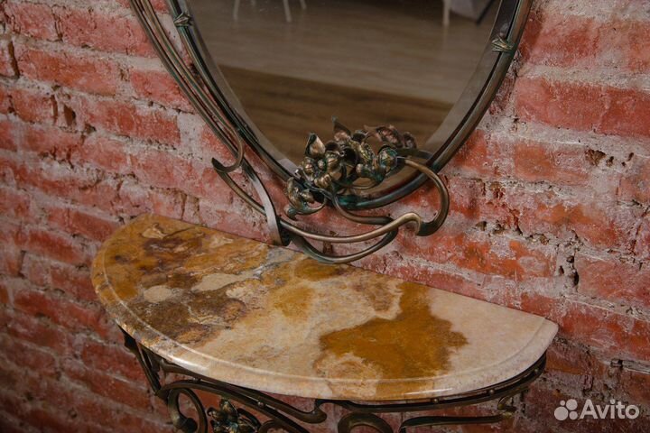 Зеркало кованое