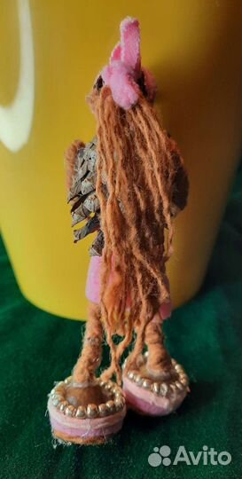 Дуся еловая шишка интерьерная кукла