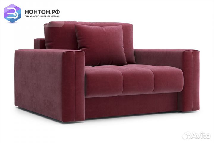 Кресло тик-так Монарх бордовое