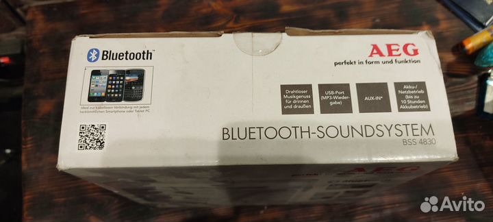Bluetooth (блютуз) колонка AEG BSS 4830 (новая)