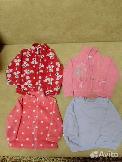 Вещи пакетом на девочку р 74-86