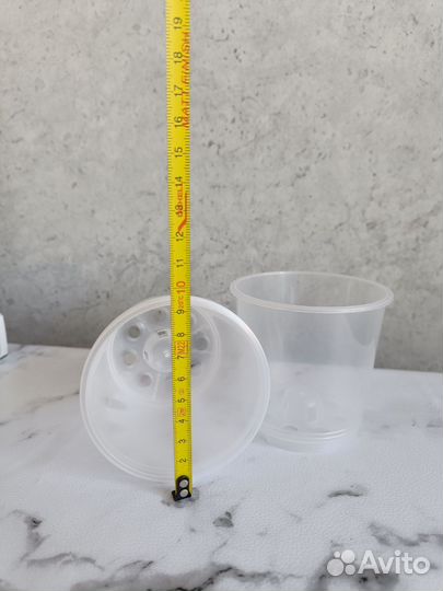 Горшок прозрачный для орхидеи