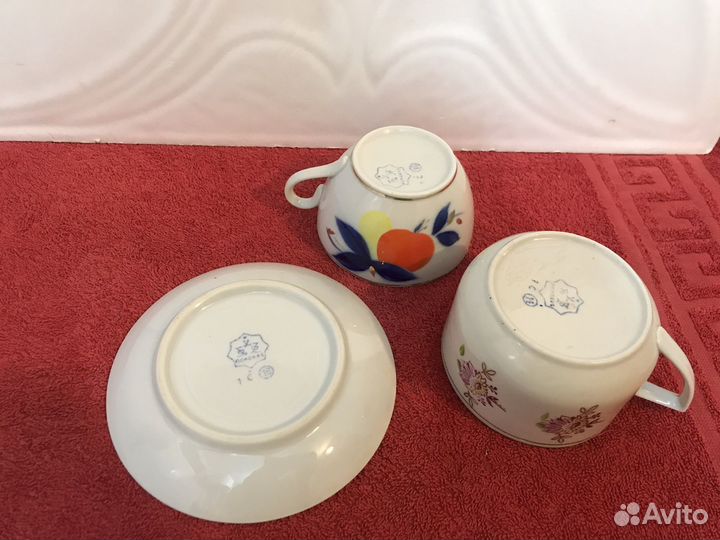 Чайная пара, чашка Полонное СССР