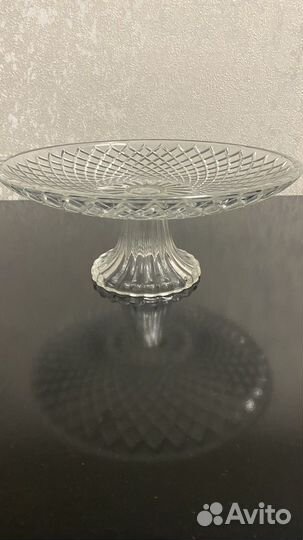 Ваза на ножке стекло