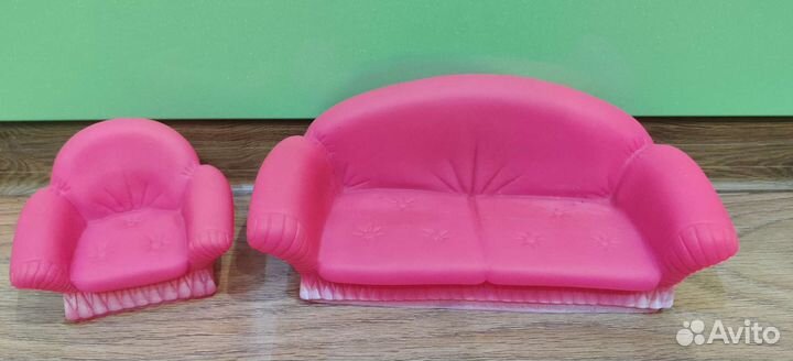 Кукольная мебель из дерева и из пвх