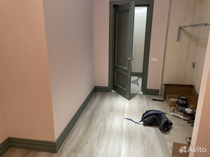 Установка плинтуса