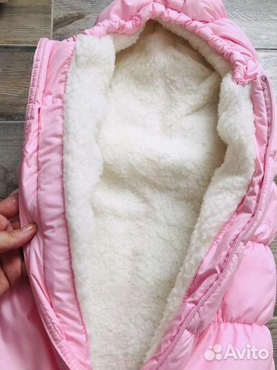 Зимний конверт в коляску