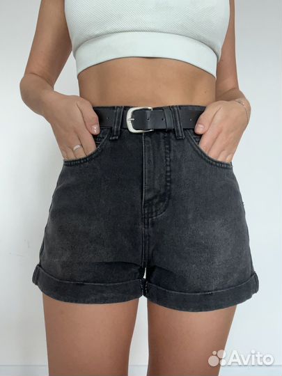 Шорты джинсовые женские с ремнем Новые S M L XL