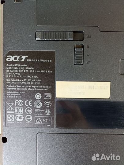 Ноутбук acer aspire 5310