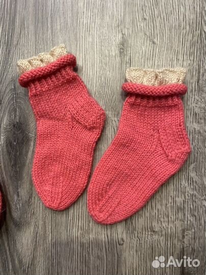 Носки вязаные детские