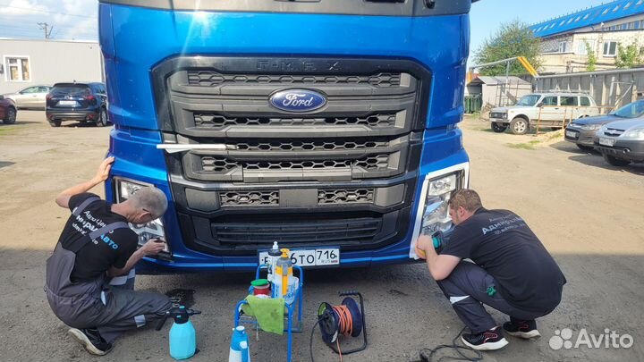 Полировка грузовых и легковых фар