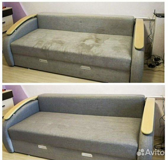 Химчистка мягкой мебели на дому