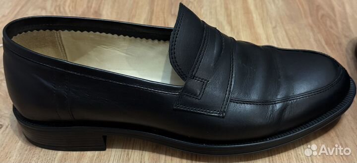 Мужские пенни-лоферы черные