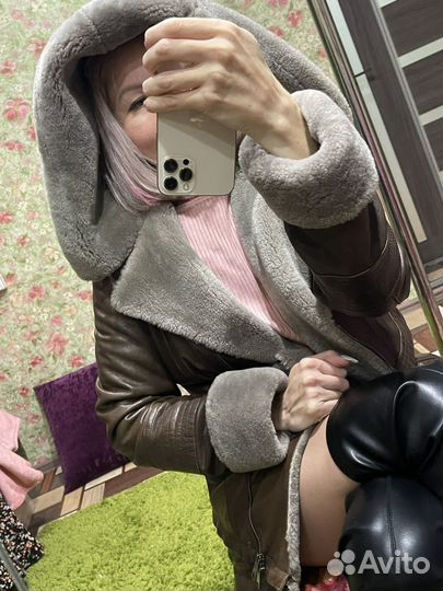 Дубленка натуральная двойная