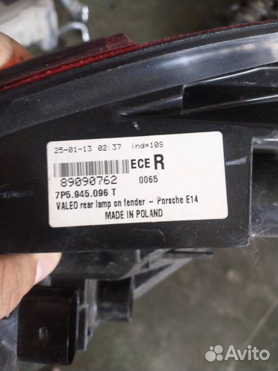 Фонарь задний правый Porsche Cayenne 958 3.6 2013