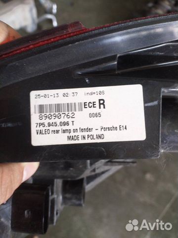 Фонарь задний правый Porsche Cayenne 958 3.6 2013