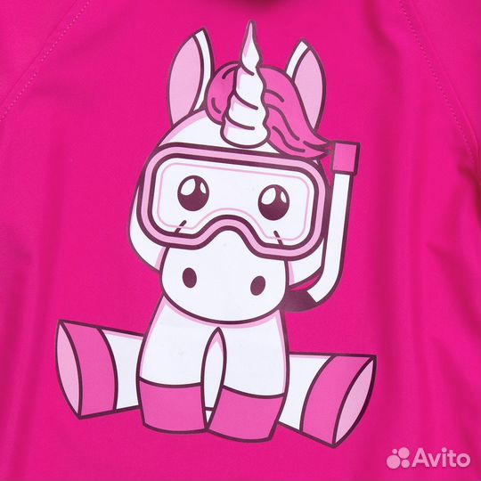 Детская лайкровая гидромайка с коротким рукавом Uv