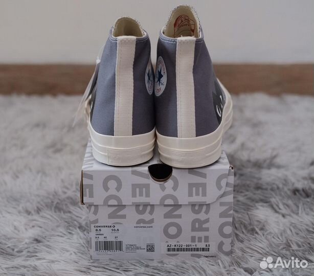 Comme des Garcons Play x Converse Grey