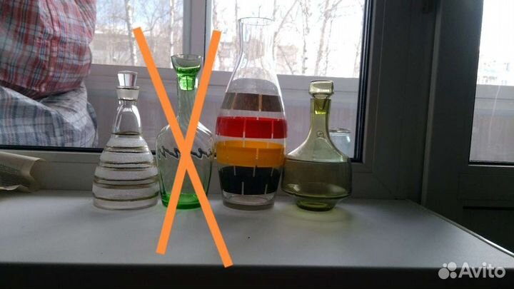 Графин, вазы СССР