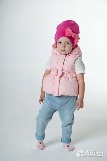 Шапка для девочки 46-48см