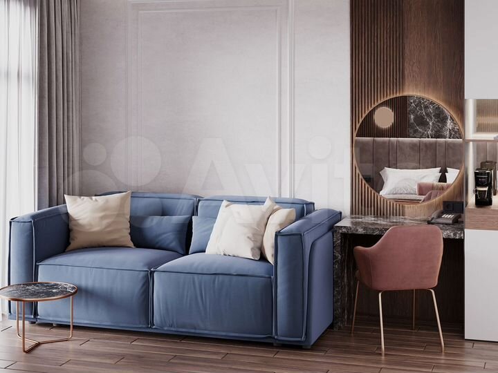 3-к. апартаменты, 50,6 м², 2/10 эт.