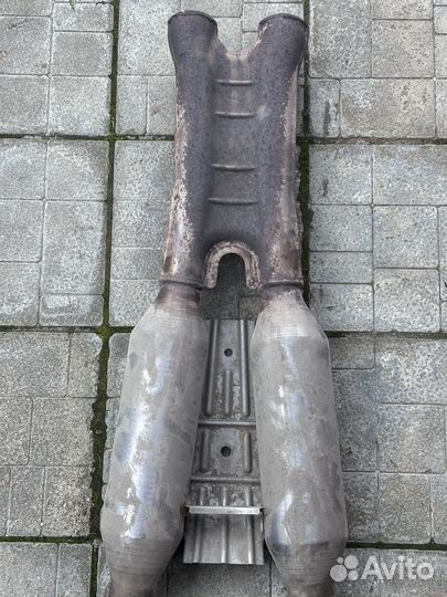 Выхлоп lexus rc f + катализаторы