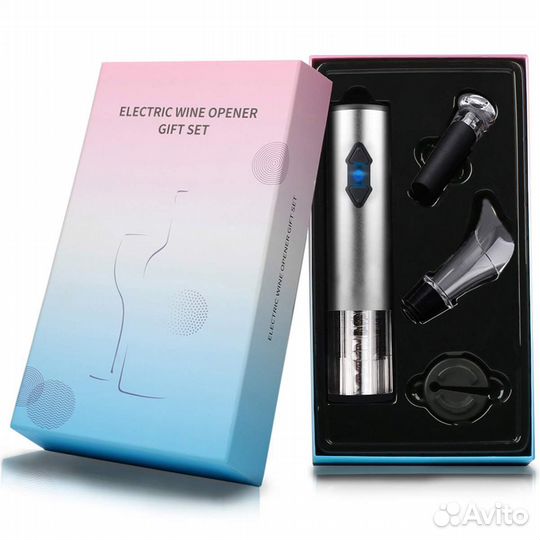 Набор для вина с электрическим штопором