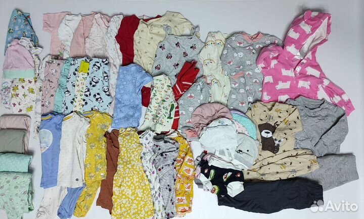 Детские вещи пакетом 56-80 для девочки