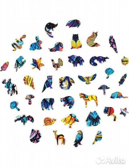 Деревянные пазлы