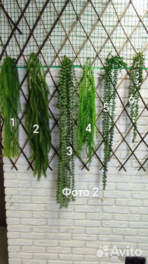 Искусственные растения. Цветы. Зелень для декора