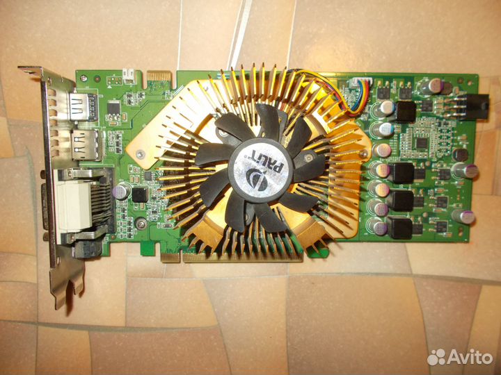 Редкая Palit 9600GT 1GB gddr3 (DVI / hdmi/ DP /Op)