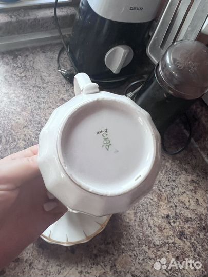 Сервиз чайный фафоровый (костяной)