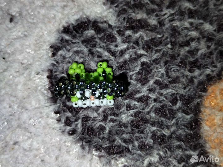 Кольцо из бисера