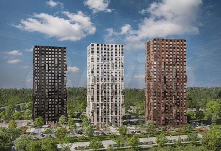 2-к. квартира, 55,8 м², 6/24 эт.