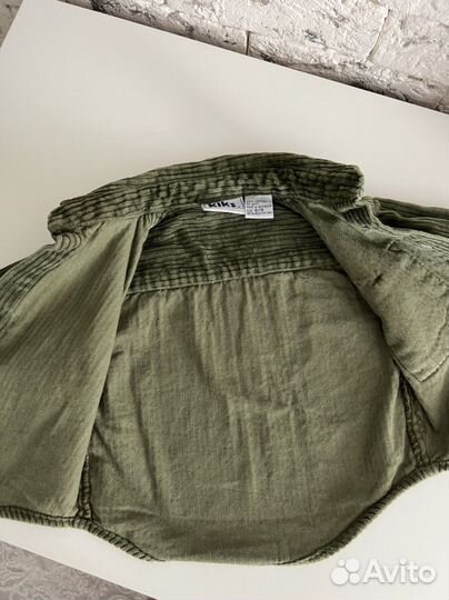 Вельветовая рубашка европейского бренда Kiks