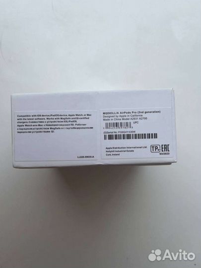 Беспроводные наушники apple airpods pro 2