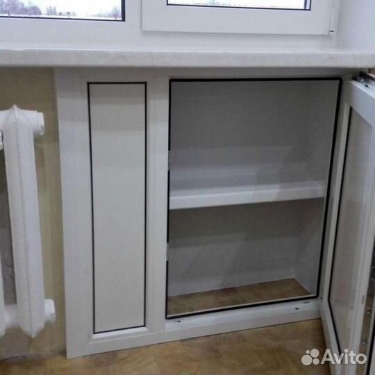 Хрущевский холодильник с установкой