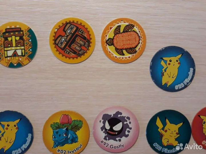 Фишки, сотки StarFoods и кэпсы Caps Pocemon