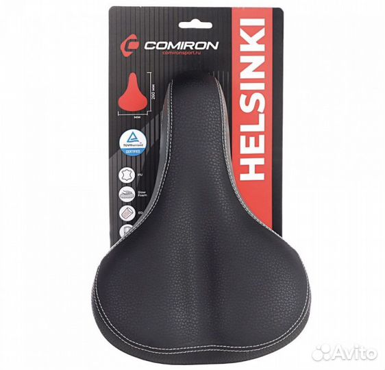 Седло велосипедное comiron helsinki 260x190
