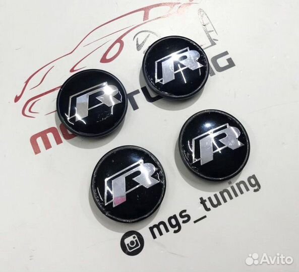 Колпачки в ступицу R-Line VW 4 шт