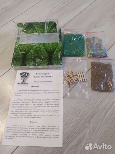 Муравьиная ферма без муравьев