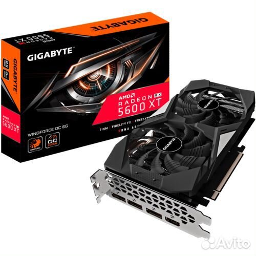 Видеокарта gigabyte rx5600xt