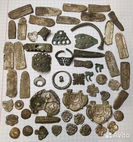 Лунница, Серебряные накладки