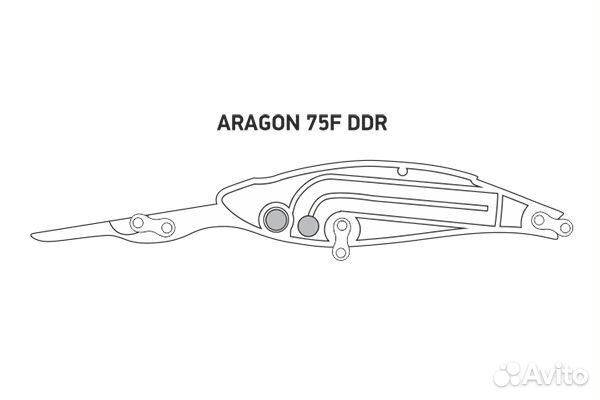 Воблер LureMax aragon 75F DDR-015 11г