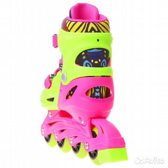 Роликовые коньки раздвижные, р.34-37