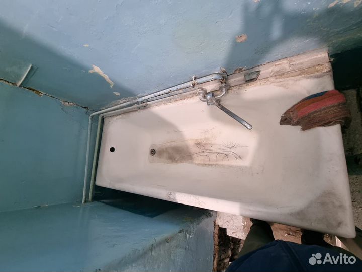 Ванна чугунная советская