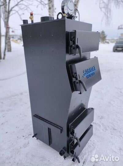 Твердотопливный котел длительного горения